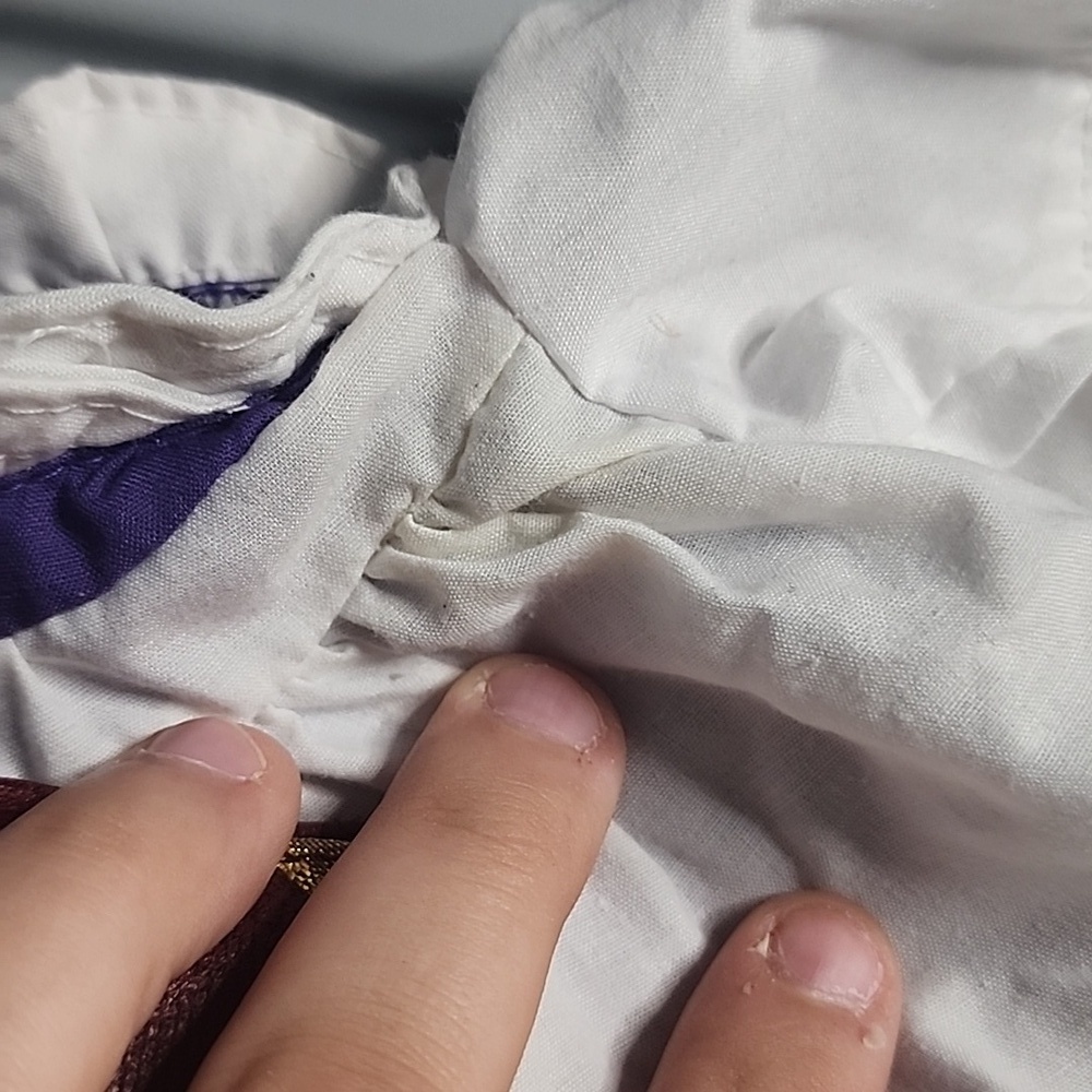 White and Purple doll outfit - Picture 2 of 3